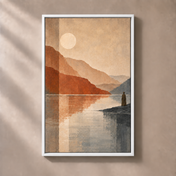 FNR frame preview white | Quiet Reflection No.3