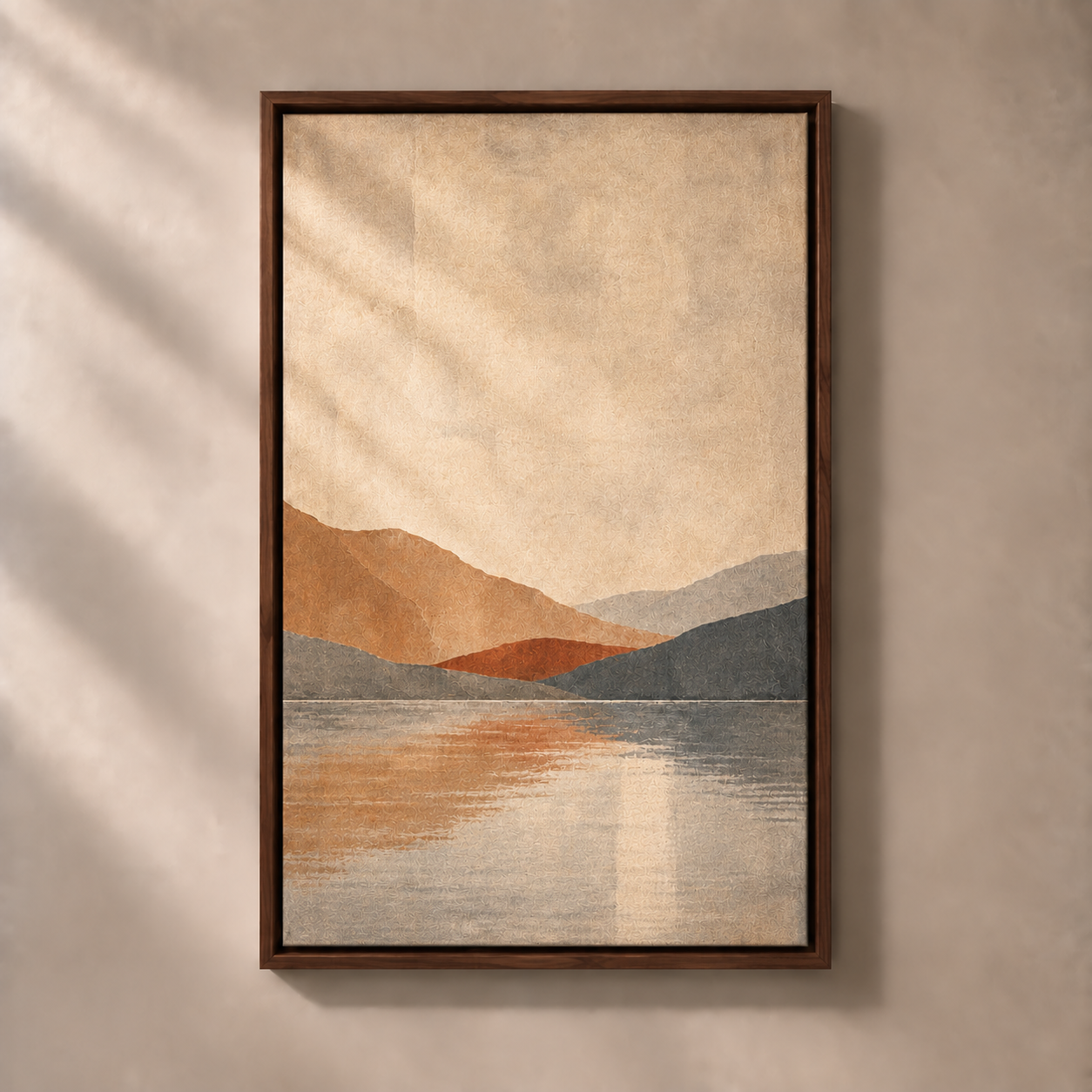 FNR frame preview walnut | Quiet Reflection No.4