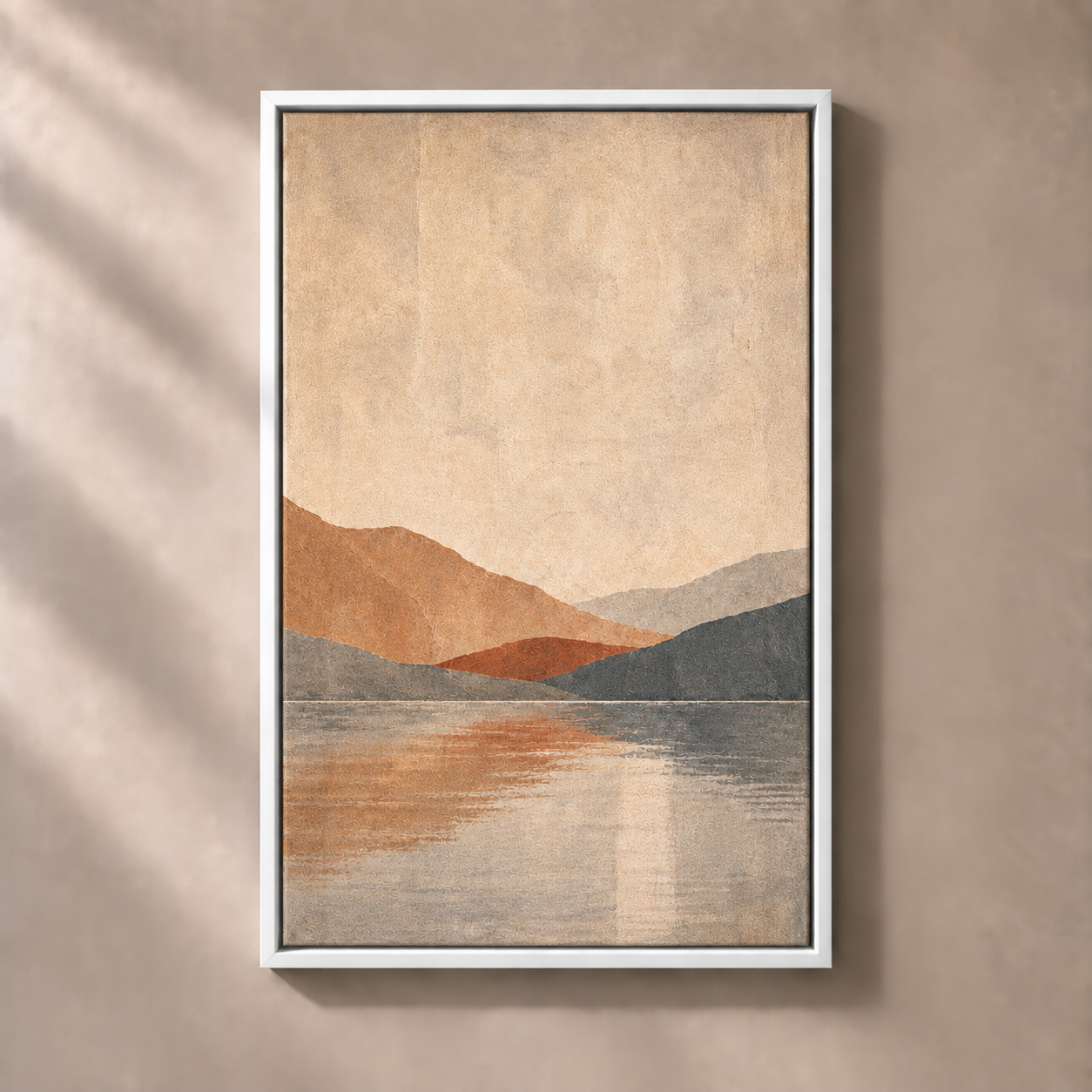 FNR frame preview white | Quiet Reflection No.4