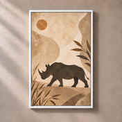 FNR frame preview white | Rhino Across the Dust