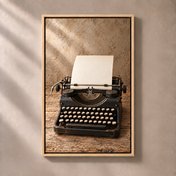 FNR frame preview natural | The Letterpress Atelier