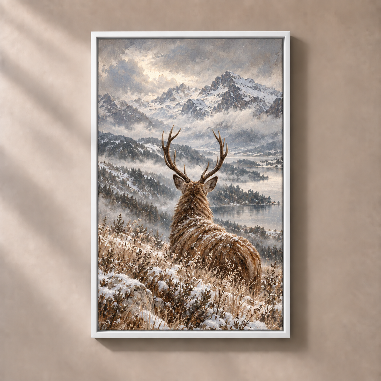 FNR frame preview white | Where winter holds still