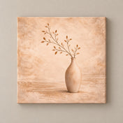 geometric earth harmony no 2 square canvas standalone mockup