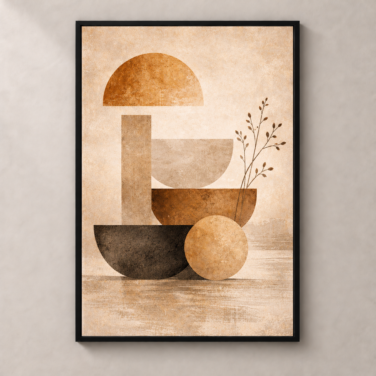 Harmonia Geométrica da Terra - Poster