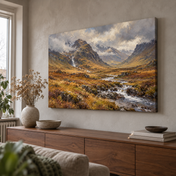 Glencoe Quiet Valley horizontal canvas lifestyle