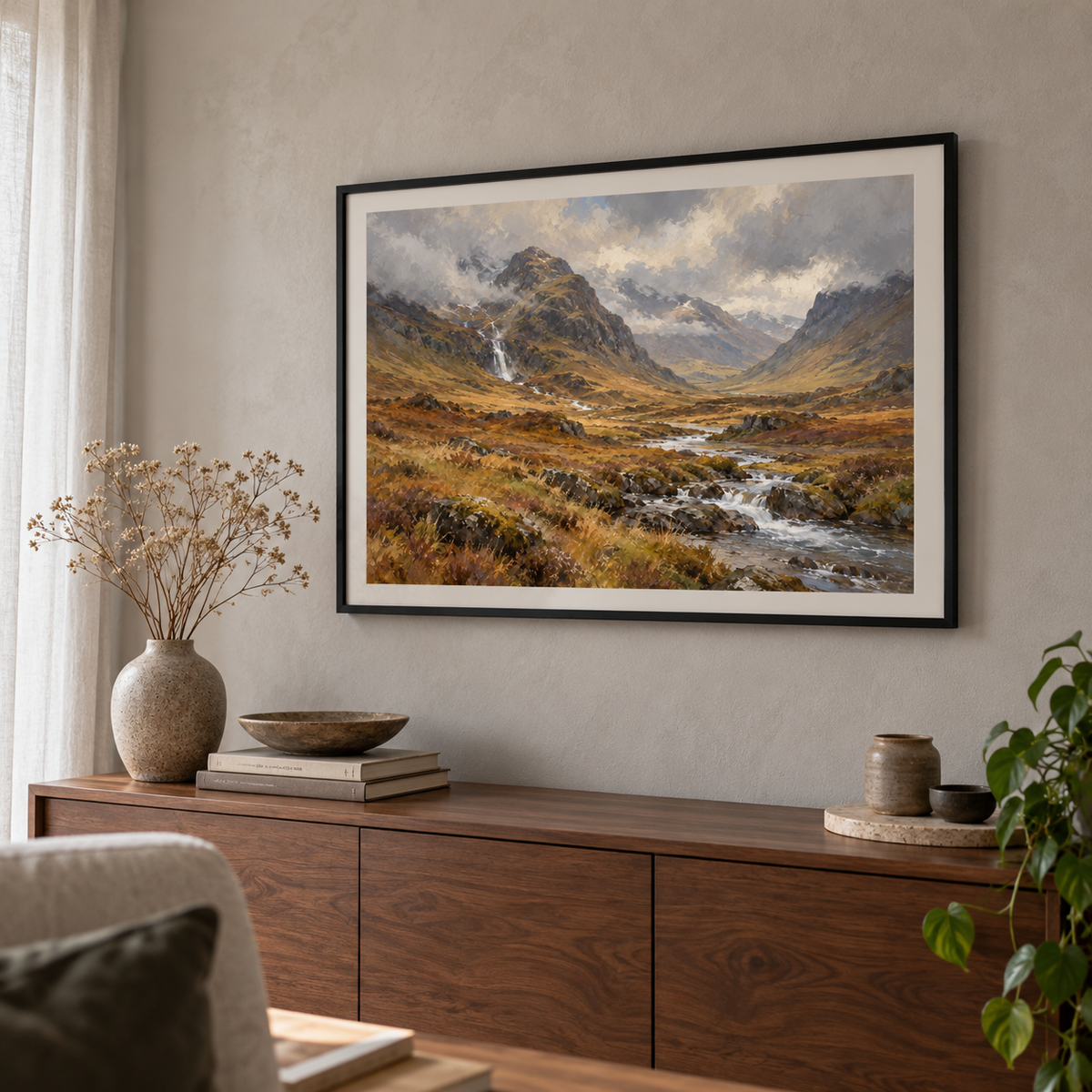 Glencoe Quiet Valley - Poster