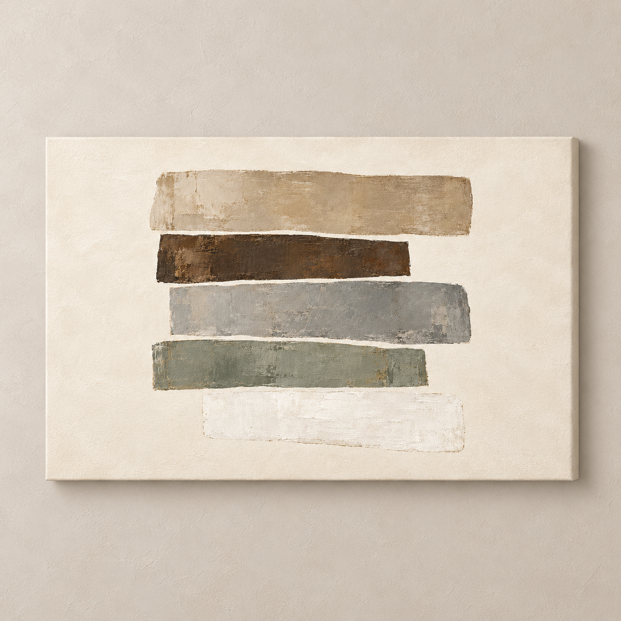 Intervals in Stone horizontal canvas standalone mockup