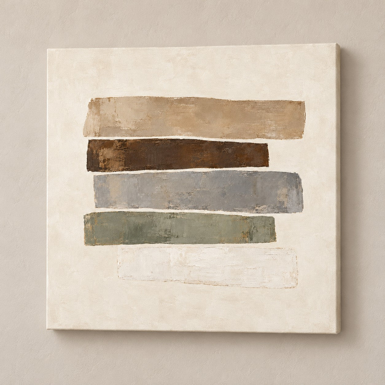 intervals in stone square canvas standalone mockup