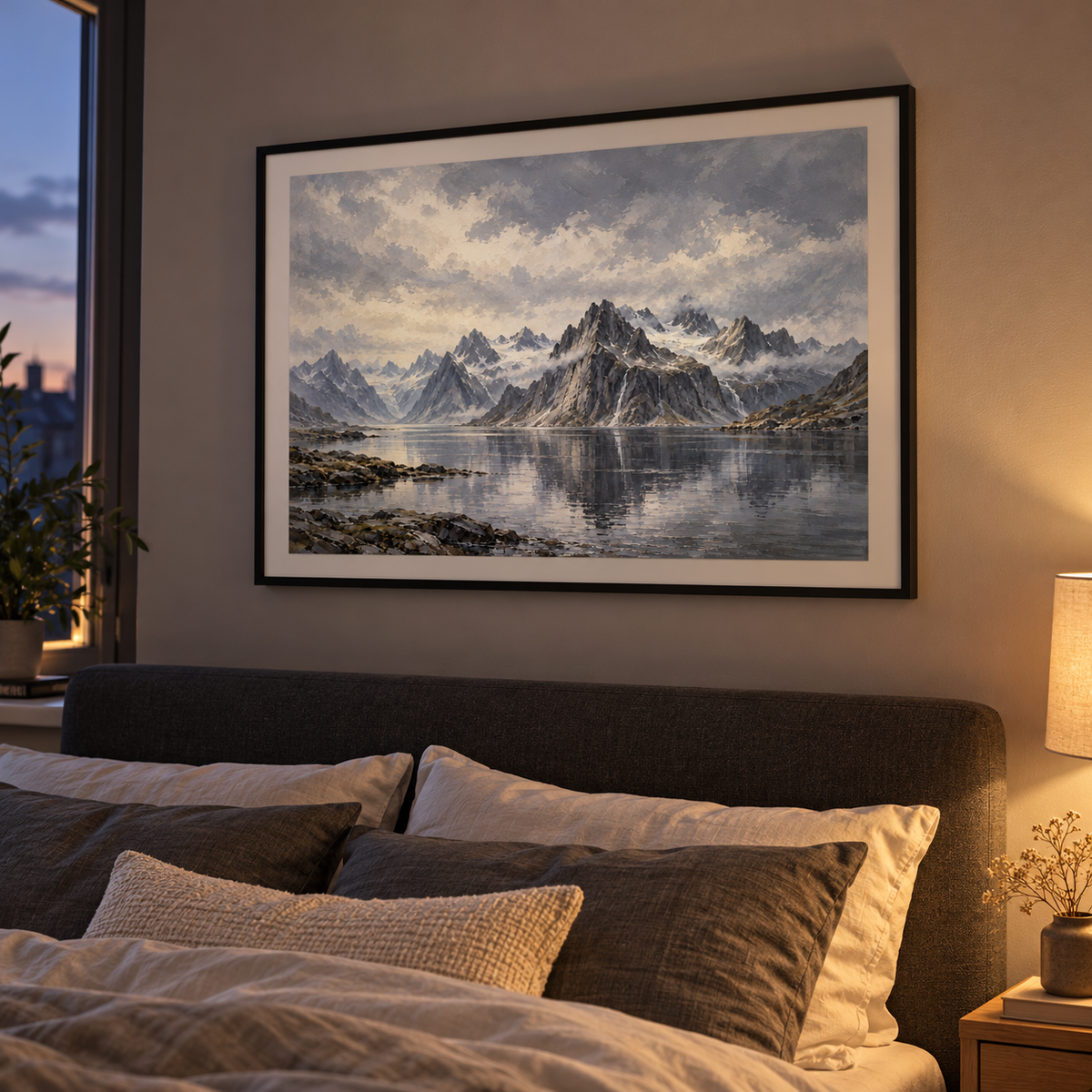Lofoten Silver Horizon - Poster