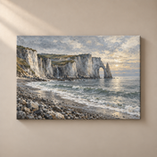 Normandy Chalk Coast horizontal canvas standalone