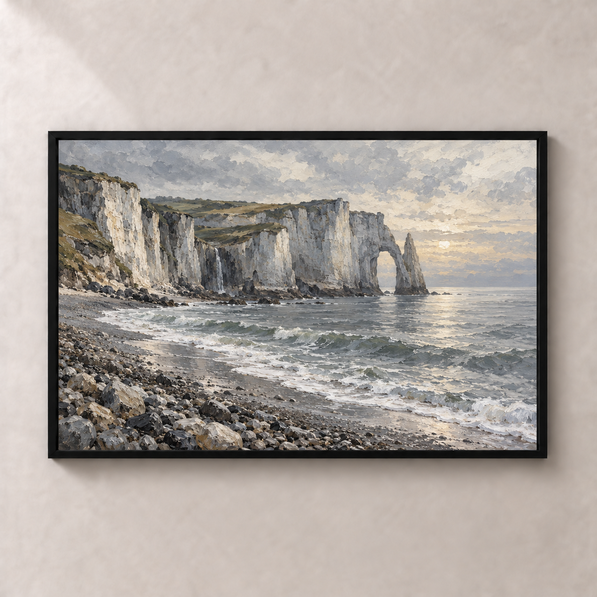Normandy Chalk Coast - Poster