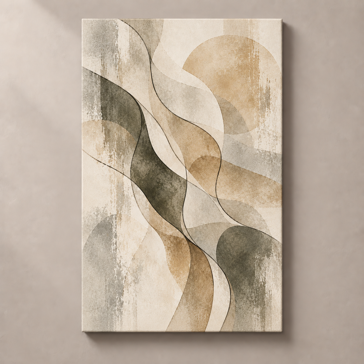 Organic Earth Forms - Canvas
