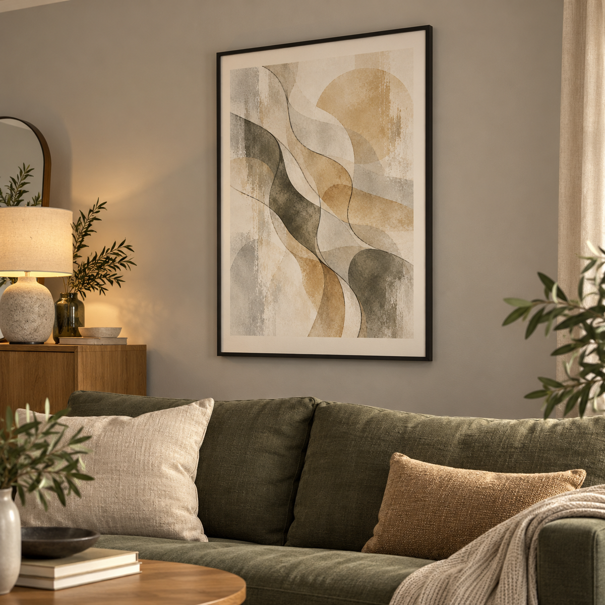 Organic Earth Forms - Póster decorativo