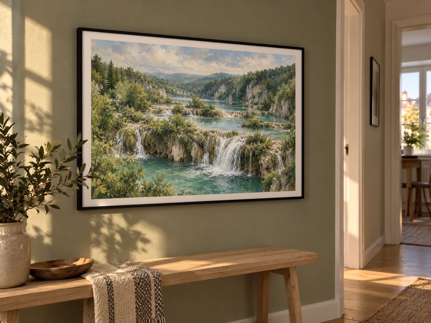 Plitvice Still Waters horizontal poster lifestyle