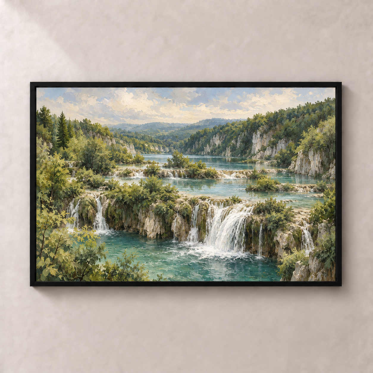 Plitvice Still Waters horizontal poster standalone