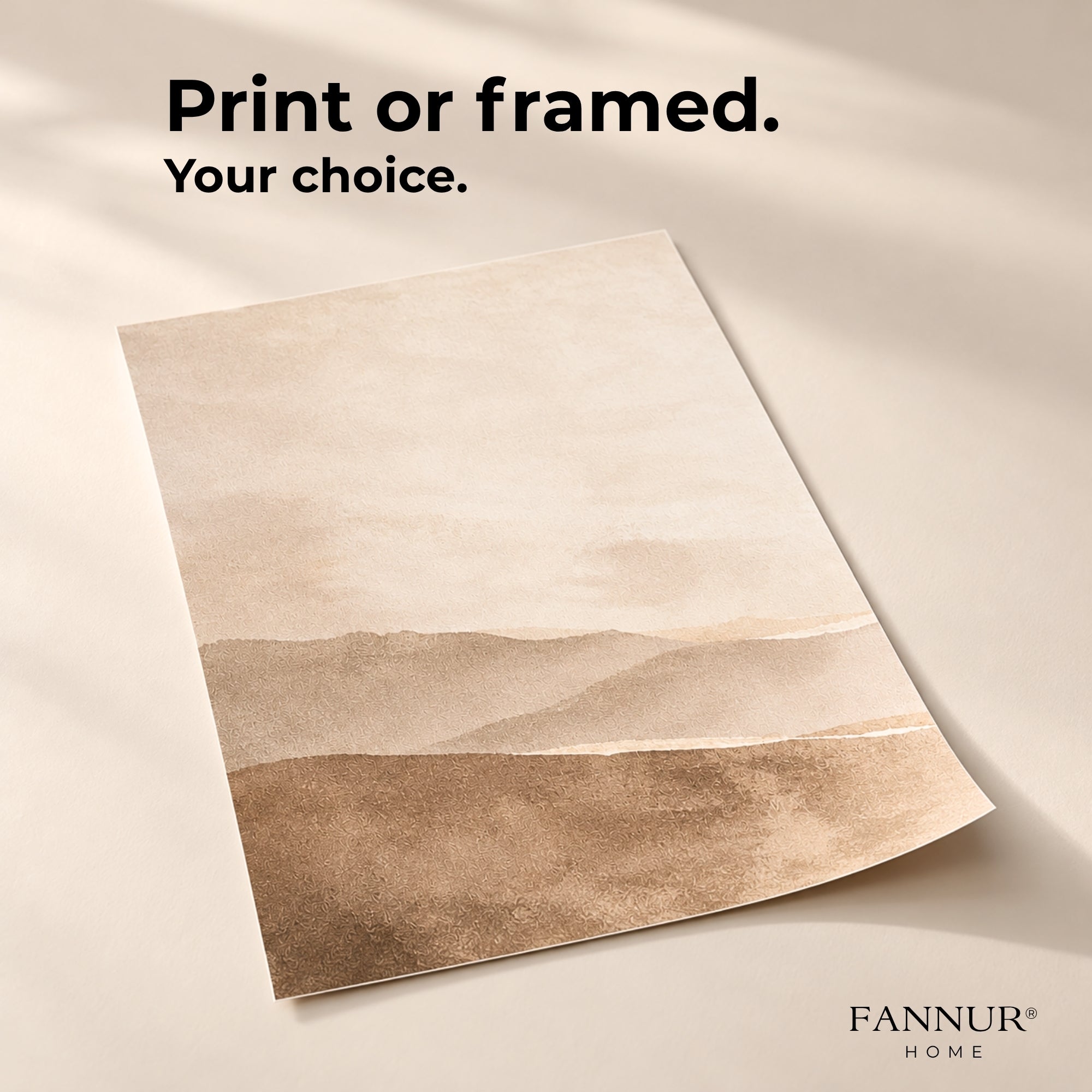 Line of Pines horizontal poster product detail