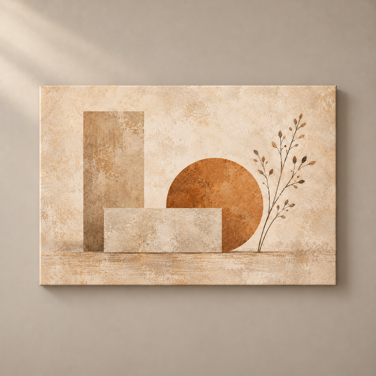 Quiet Ochre - Canvas
