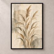 Reeds In Still Air - vertical poster product view