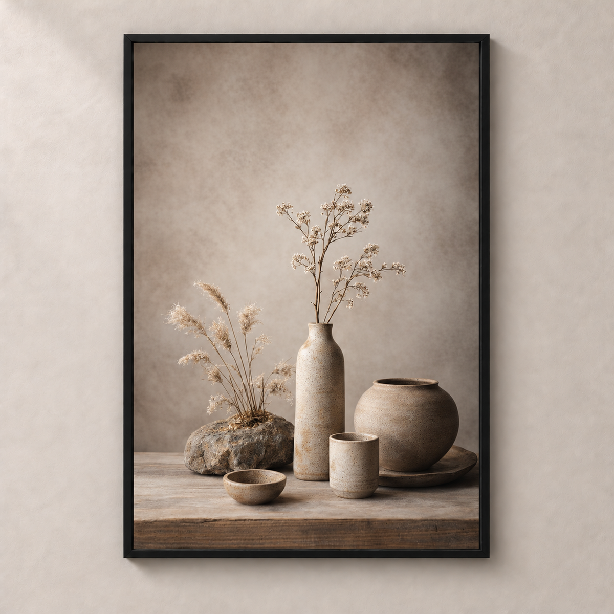 Zen Nórdico Rústico - Poster
