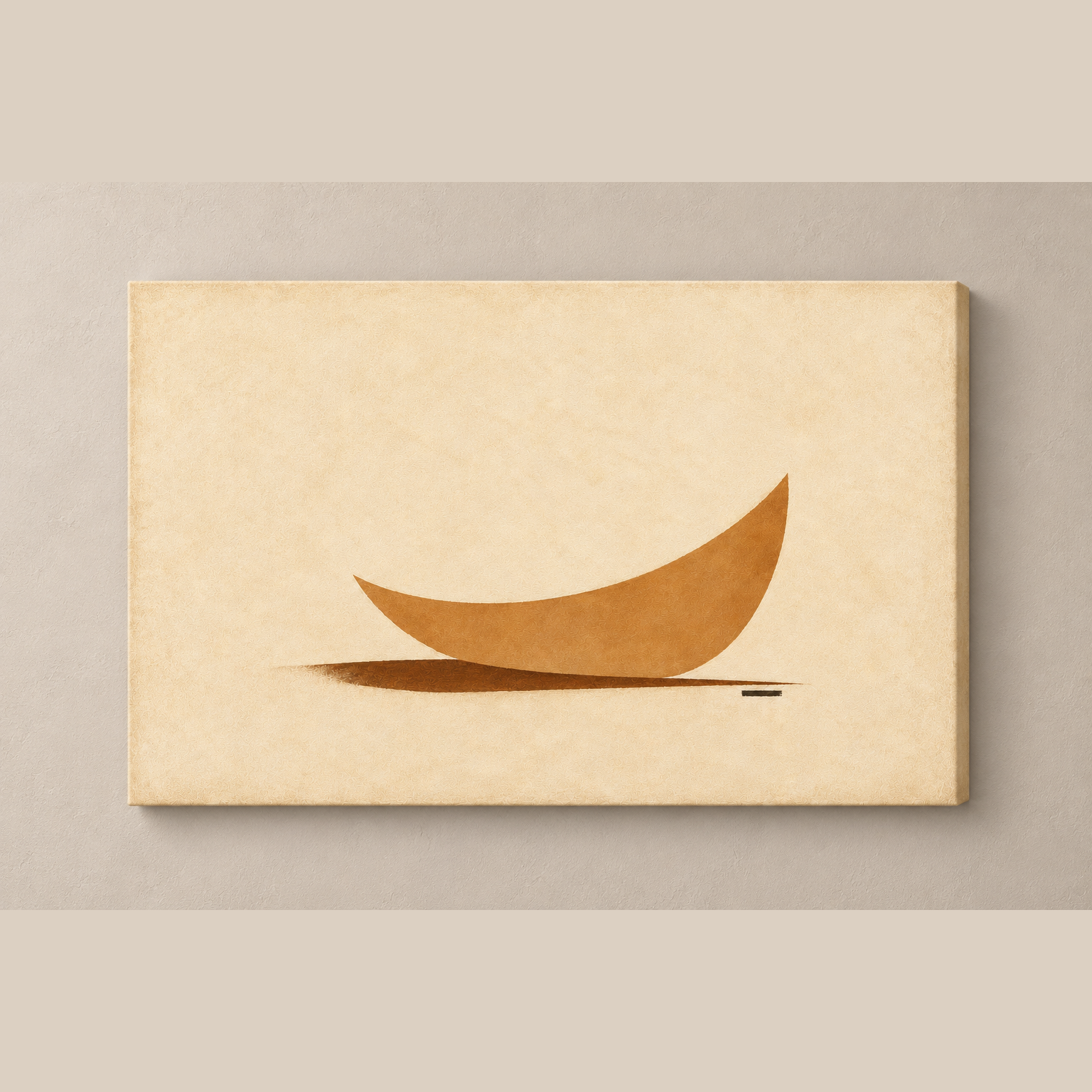 Soft Sun Gentle Drift horizontal canvas standalone mockup