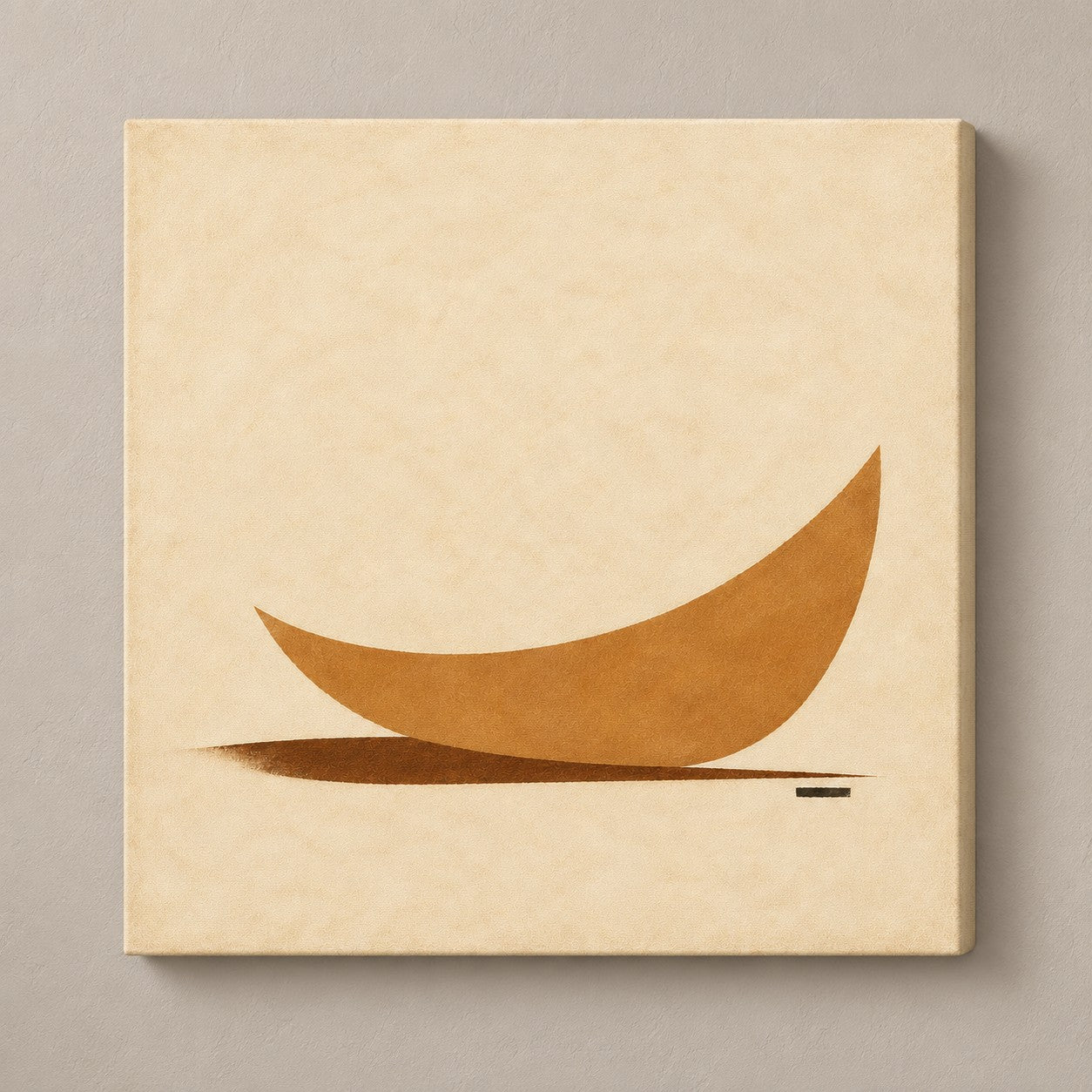 soft sun gentle drift square canvas mockup