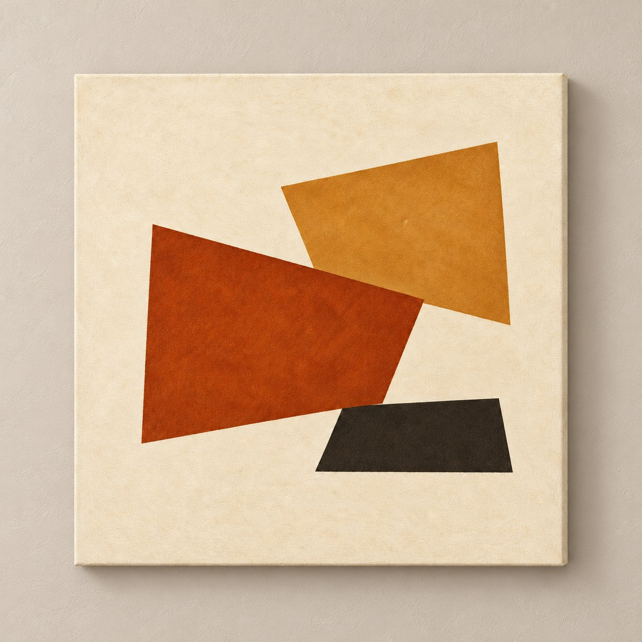 soft sun open rhythm square canvas mockup