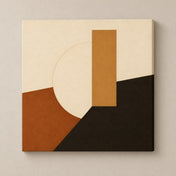 soft sun square canvas standalone mockup