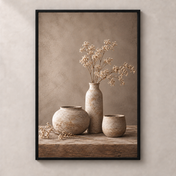 Stillness in Clay portrait poster standalone