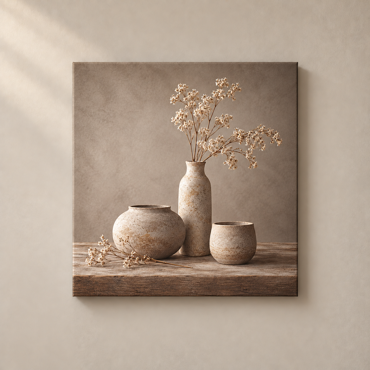 Stillness in Clay - Canvas