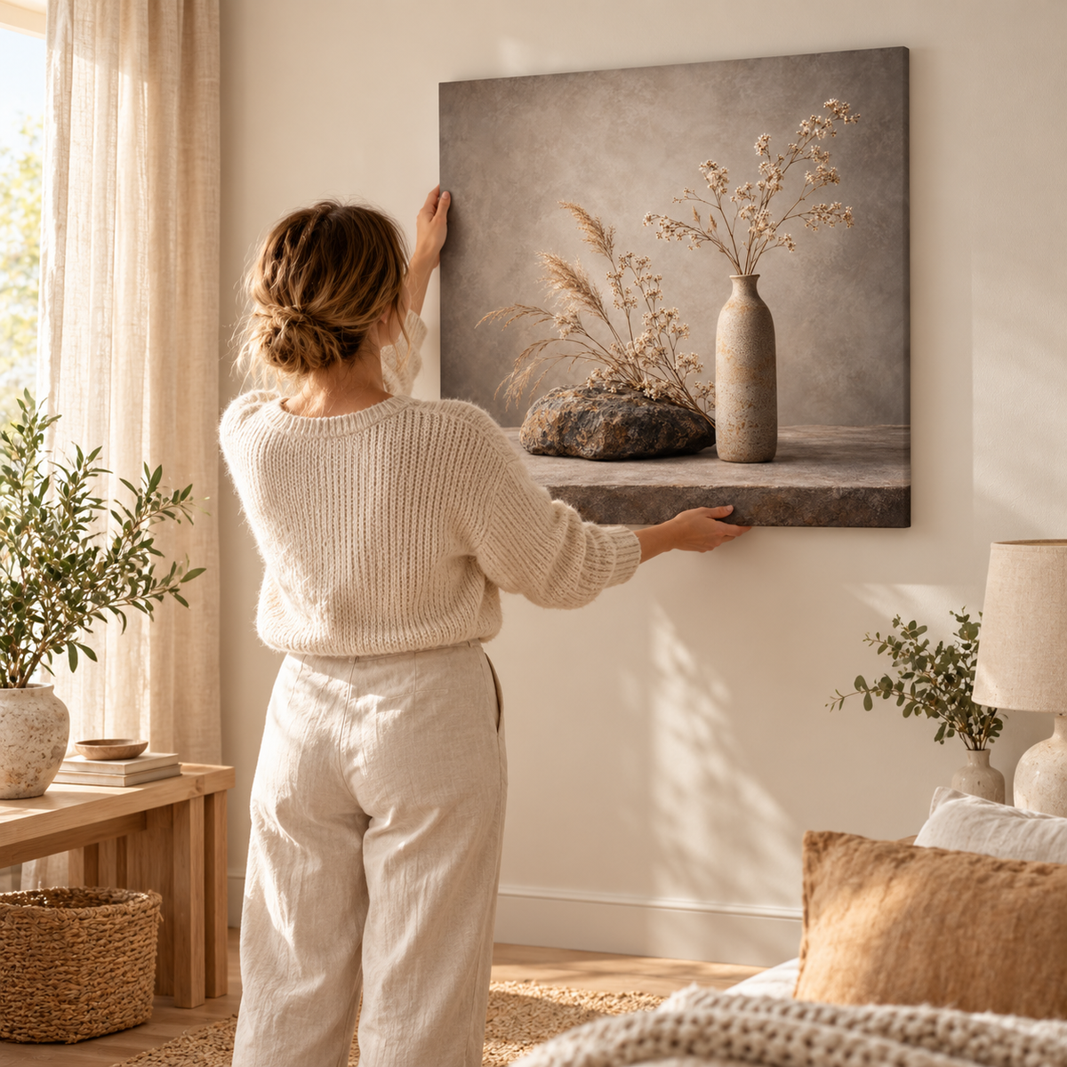 Stone and Stem - Canvas