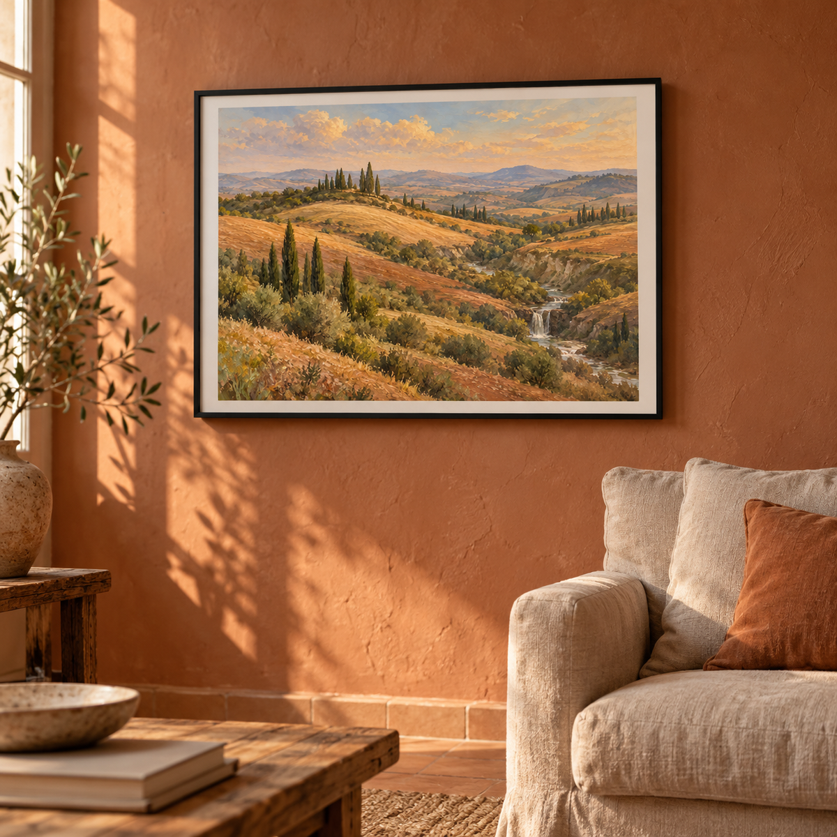 Tuscan Earth Layers - Poster