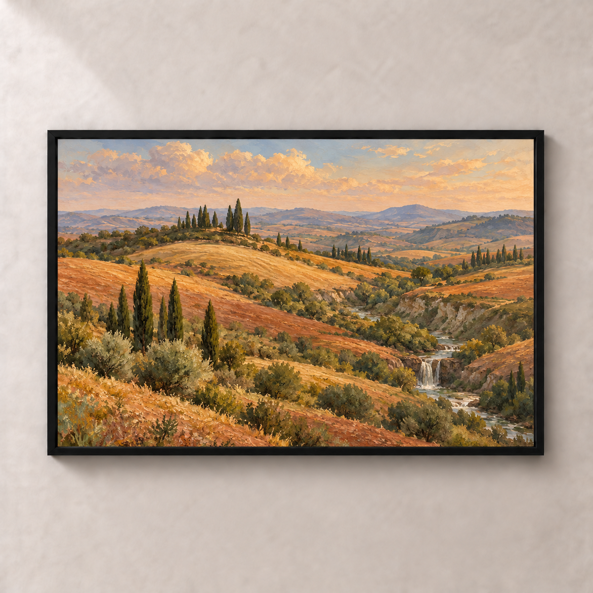 Tuscan Earth Layers - Poster