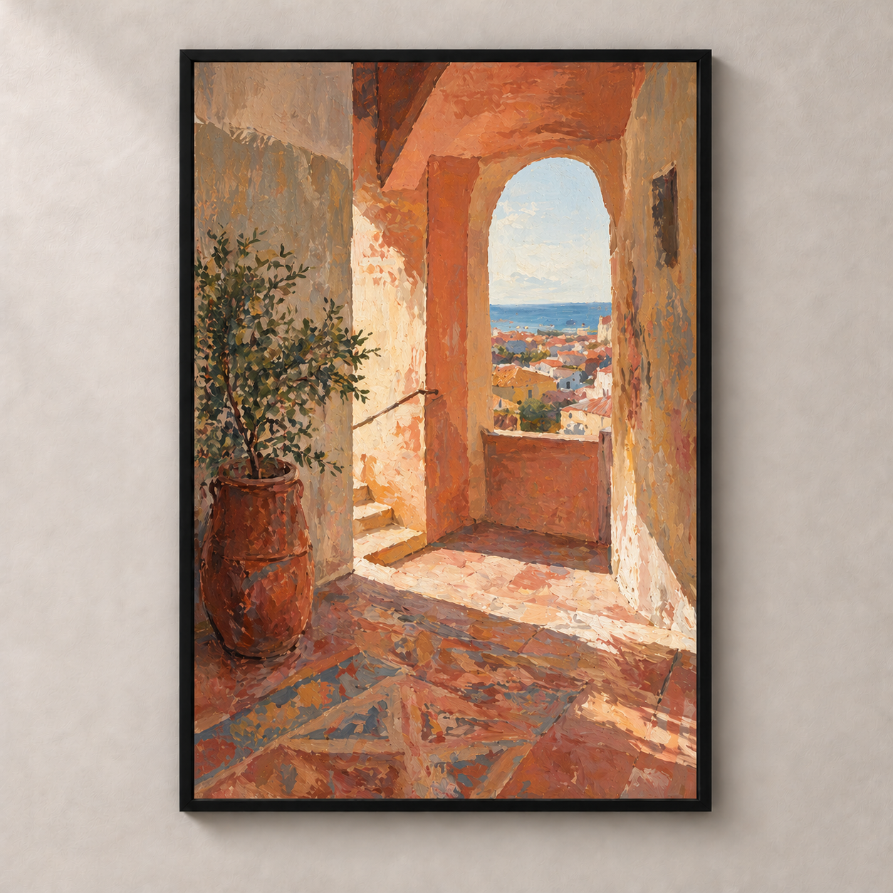 warm-coastal-passage - Poster standalone