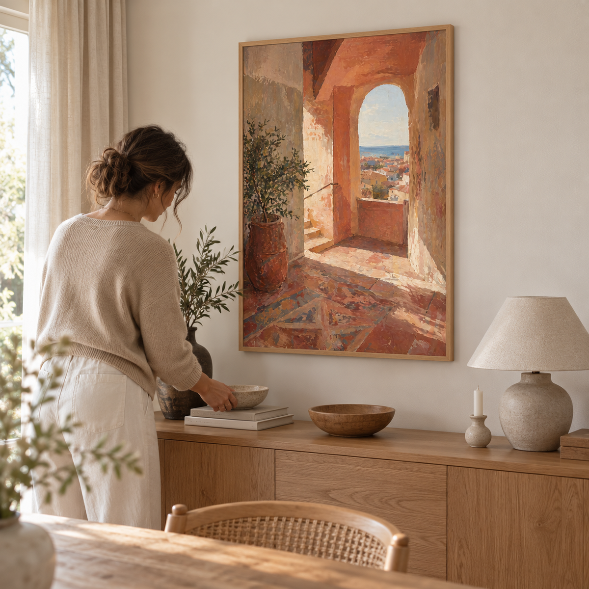 Warm Coastal Passage - Poster