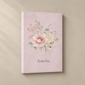 Wildflower Bouquet canvasstand with example name Amelia